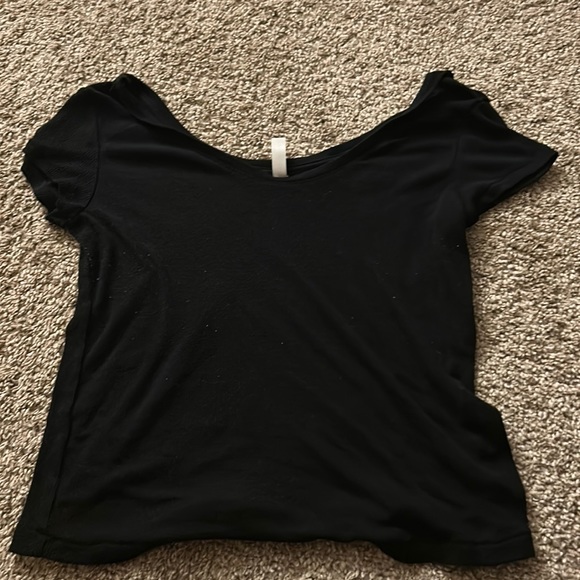 black crop top in a size small from amazon - Picture 1 of 1